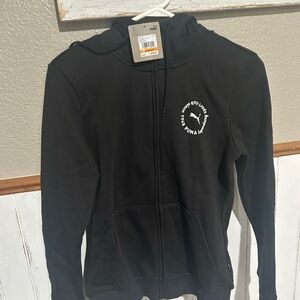 Puma Black Full-Zip Hoodie